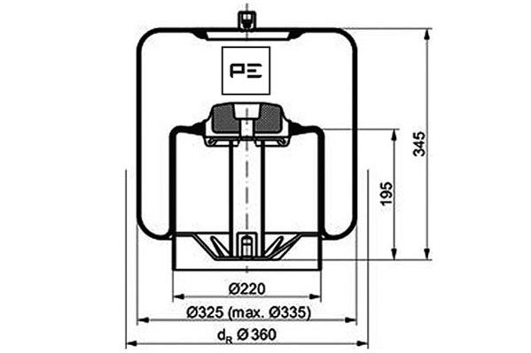 Veerbalg Pe Automotive 084.115-75A