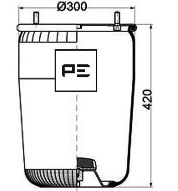 Veerbalg Pe Automotive 084.116-71A