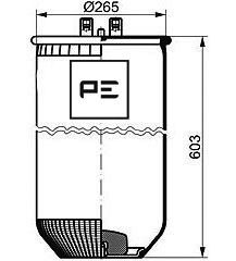 Veerbalg Pe Automotive 084.118-71A