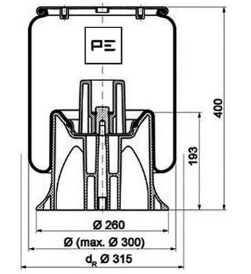 Veerbalg Pe Automotive 084.146-72A