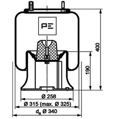 Veerbalg Pe Automotive 084.172-71A