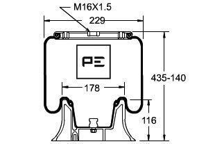 Veerbalg Pe Automotive 084.192-71A