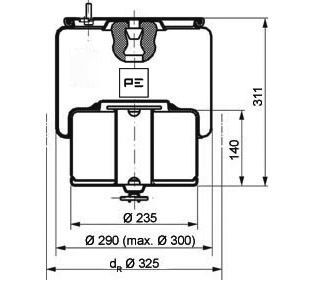 Veerbalg Pe Automotive 084.282-71A