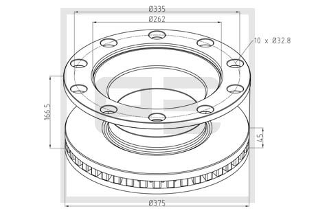 Remschijven Pe Automotive 256.055-00A