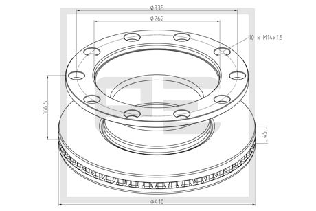 Remschijven Pe Automotive 256.057-00A