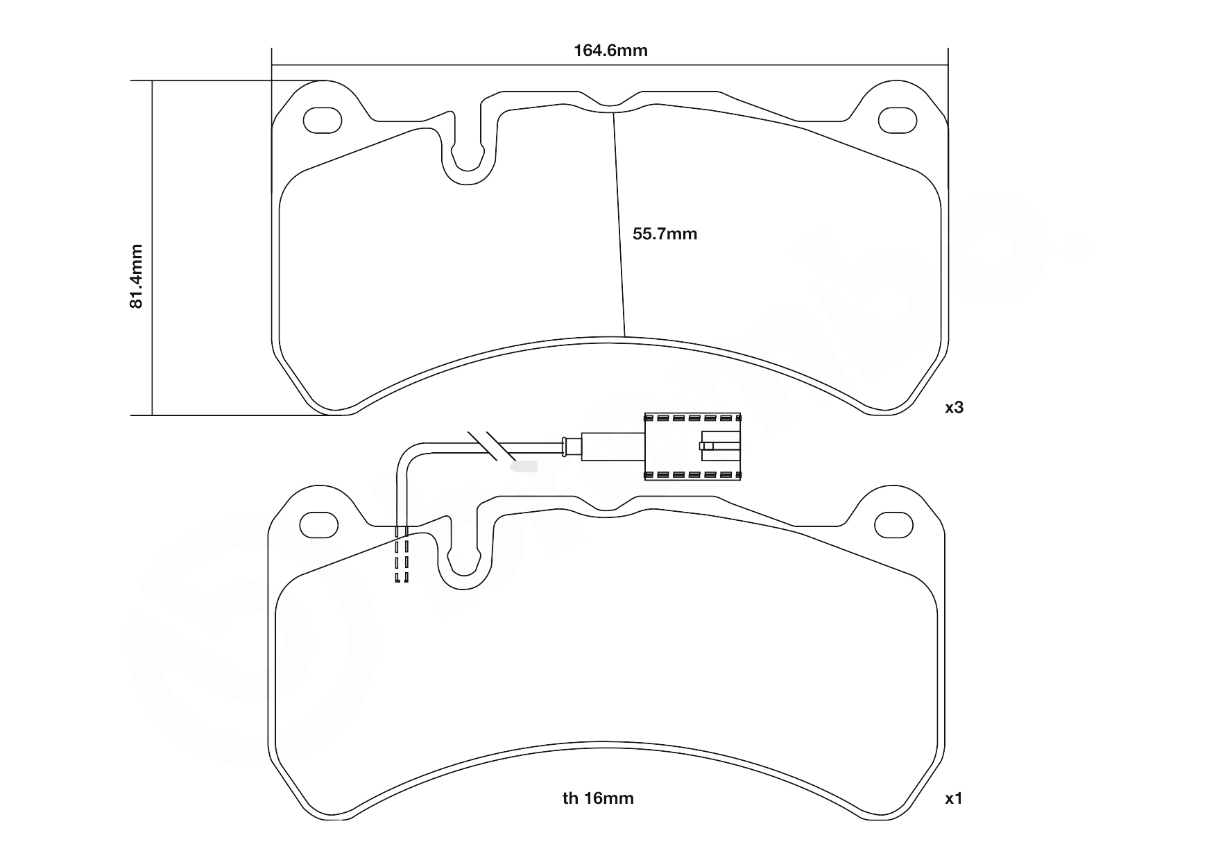 Brembo Remblokset 07.B314.63