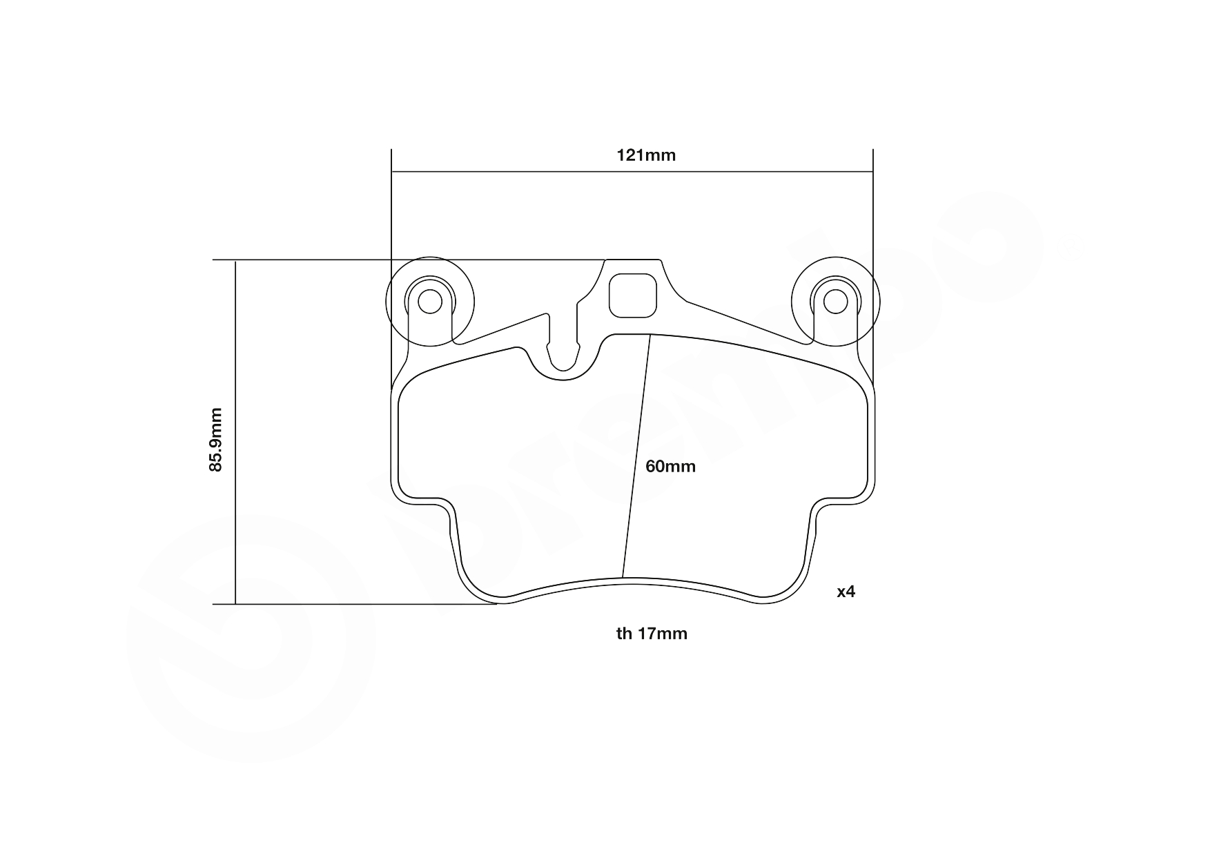 Brembo Remblokset 07.B314.85