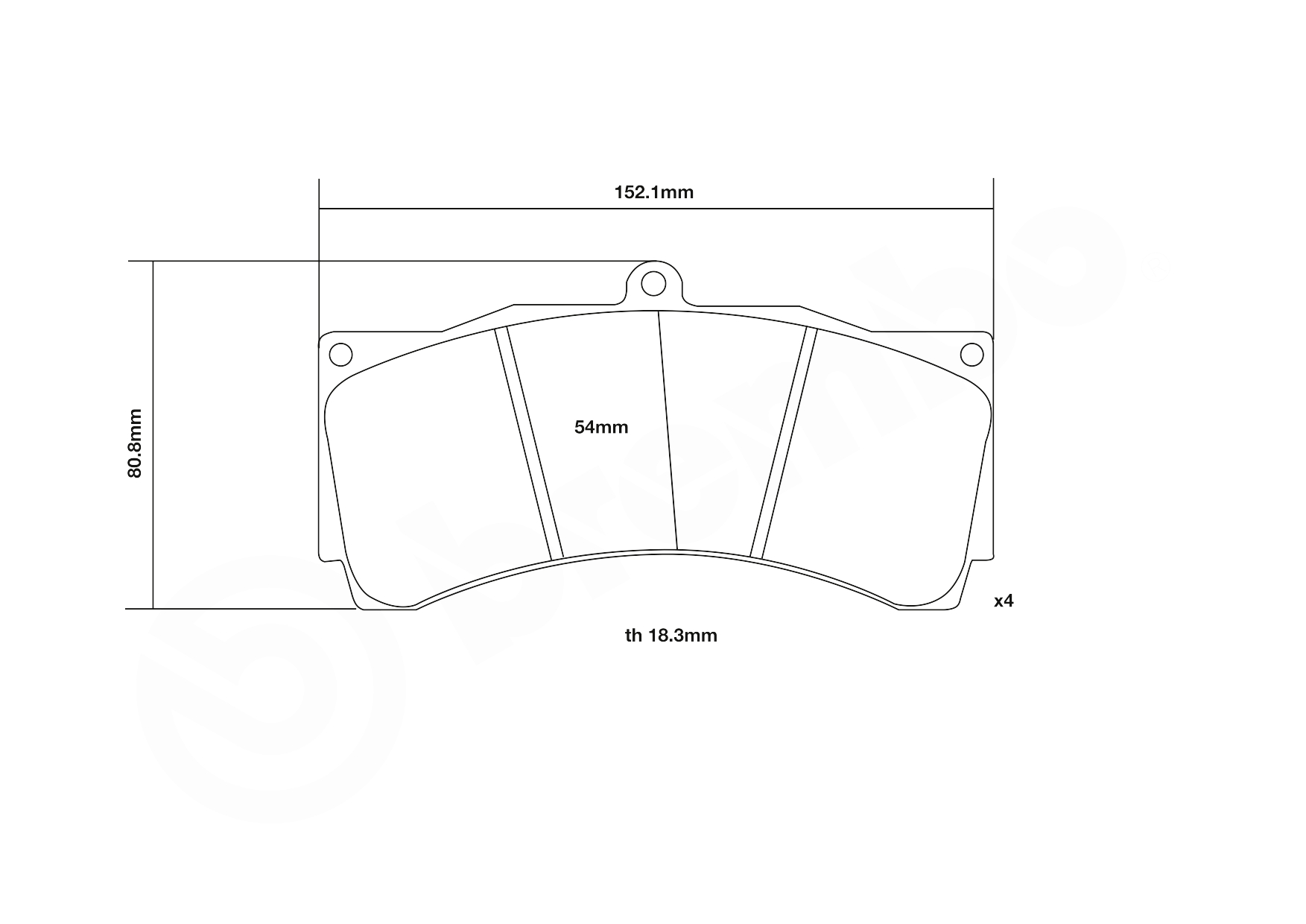Brembo Remblokset 07.B314.91