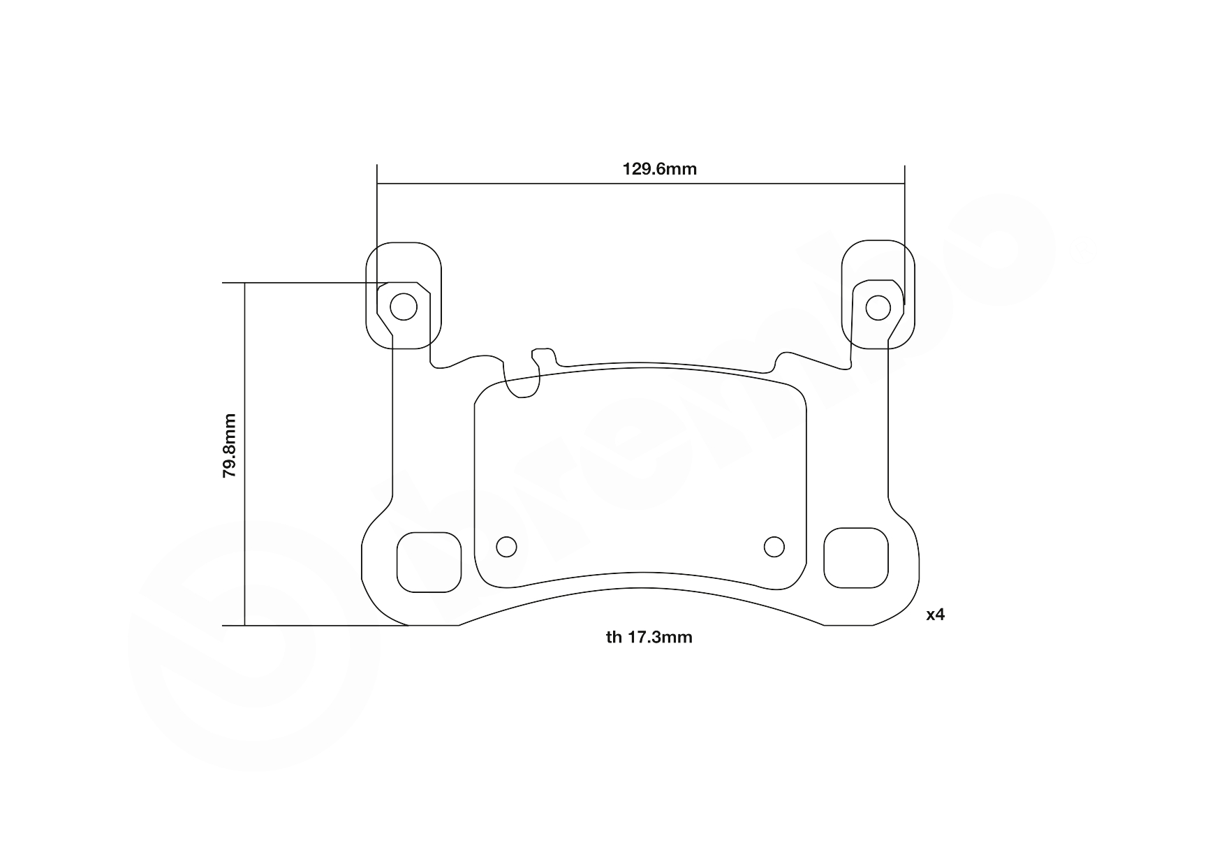 Brembo Remblokset 07.B315.91