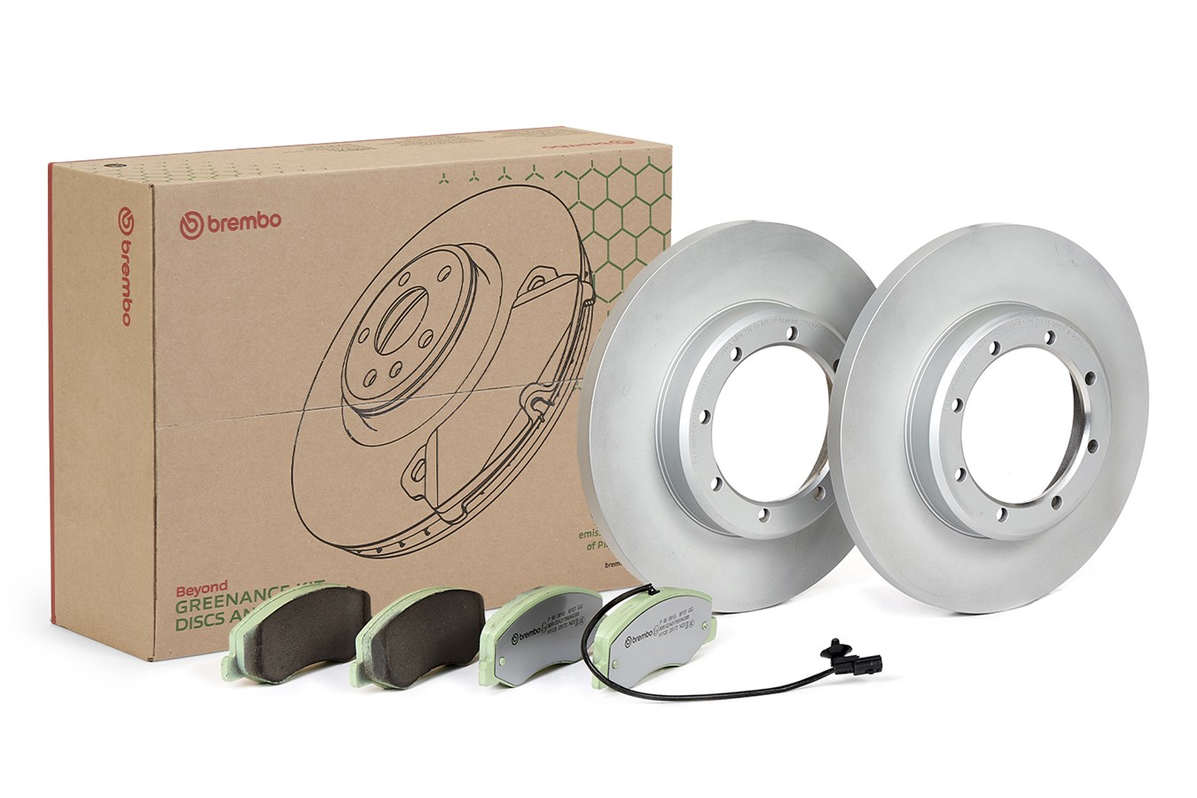 Remmenset, remschijf Brembo KT 10 038