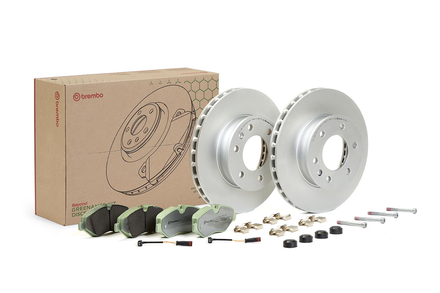 Remmenset, remschijf Brembo KT 10 053