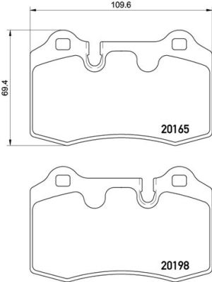 Remblokset Brembo P 02 003