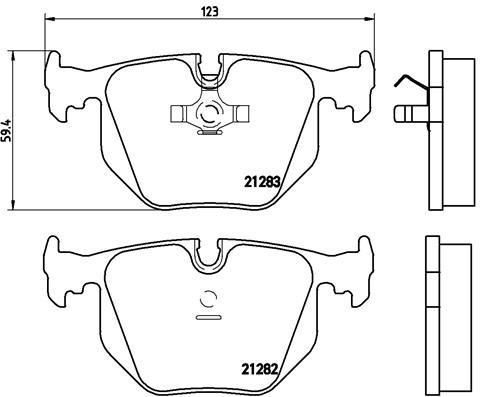 Remblokset Brembo P 06 016