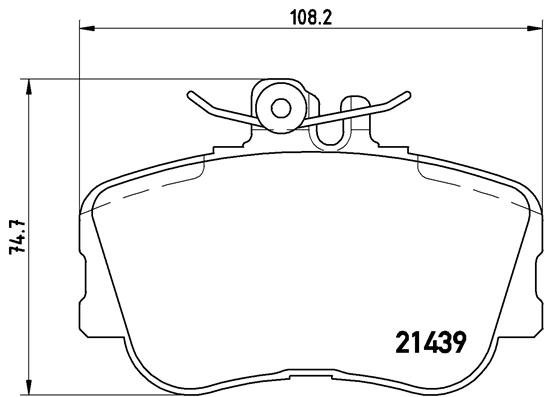 Remblokset Brembo P 06 017