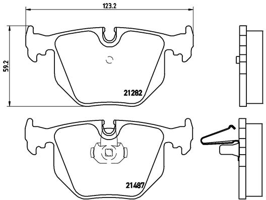 Remblokset Brembo P 06 020