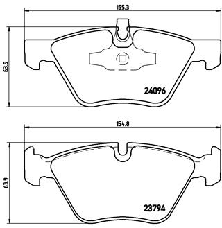 Remblokset Brembo P 06 040