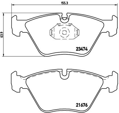 Remblokset Brembo P 06 042