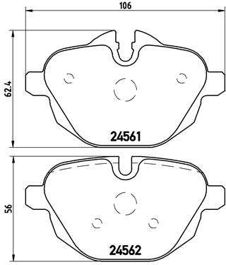 Remblokset Brembo P 06 064