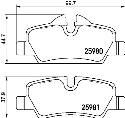 Remblokset Brembo P 06 090