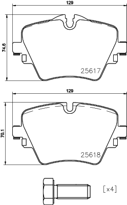 Remblokset Brembo P 06 093