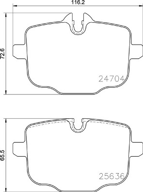 Remblokset Brembo P 06 101