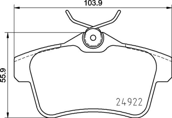 Remblokset Brembo P 06 102