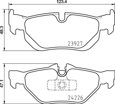 Remblokset Brembo P 06 105