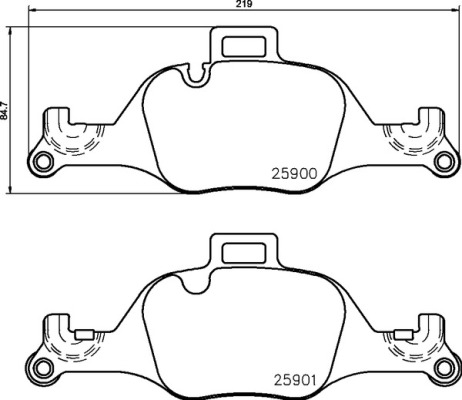 Remblokset Brembo P 06 107