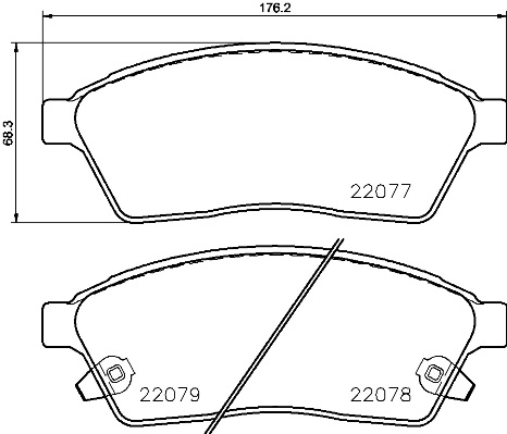 Remblokset Brembo P 09 009