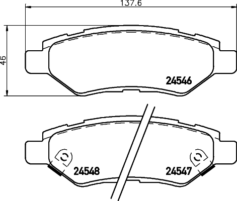 Remblokset Brembo P 09 014