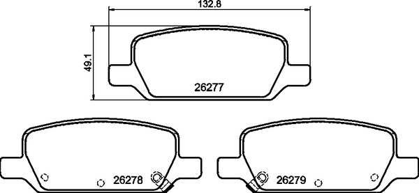 Remblokset Brembo P 09 027