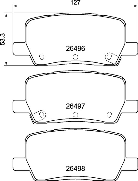 Remblokset Brembo P 09 032