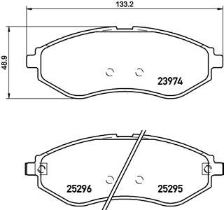 Remblokset Brembo P 10 057