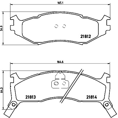 Remblokset Brembo P 11 006