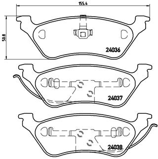 Remblokset Brembo P 11 014