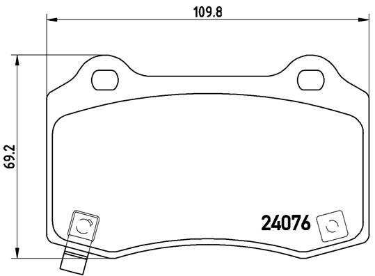 Remblokset Brembo P 11 024