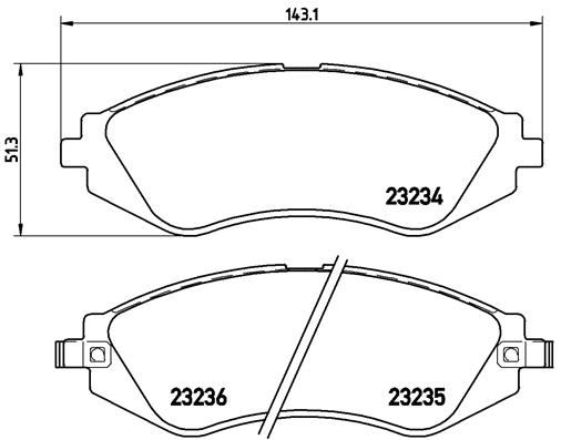 Remblokset Brembo P 15 002