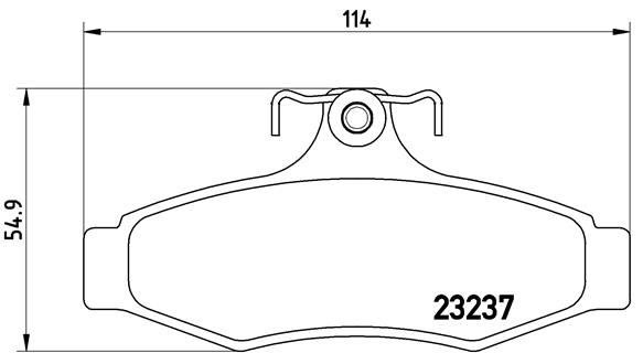 Remblokset Brembo P 15 005