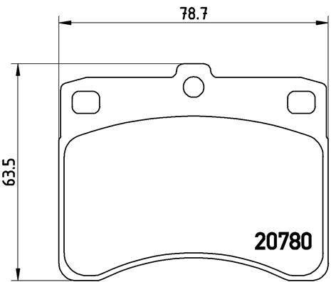 Remblokset Brembo P 16 003