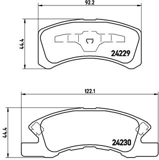 Remblokset Brembo P 16 011