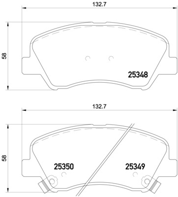 Remblokset Brembo P 18 025