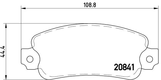 Remblokset Brembo P 23 014