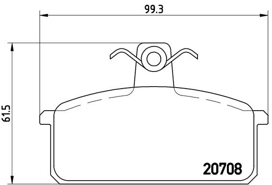 Remblokset Brembo P 23 018