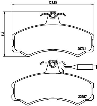 Remblokset Brembo P 23 022