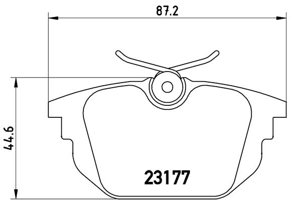 Remblokset Brembo P 23 026