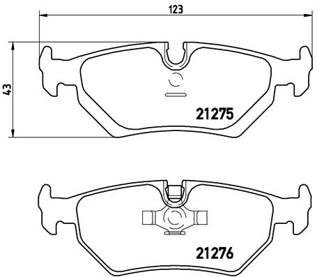 Remblokset Brembo P 23 062