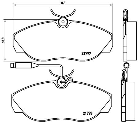 Remblokset Brembo P 23 068