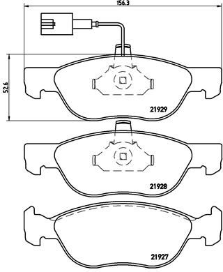 Remblokset Brembo P 23 070