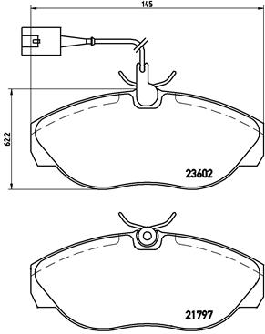 Remblokset Brembo P 23 083