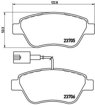 Remblokset Brembo P 23 085